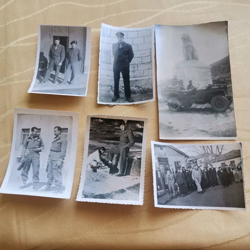 Military photos used, pack of 6, circa 1950