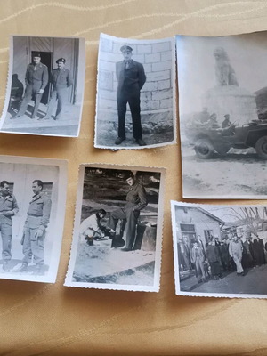 Military photos used, pack of 6, circa 1950