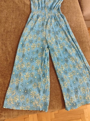 Zara jumpsuit with floral pattern for girls 11-12 years new