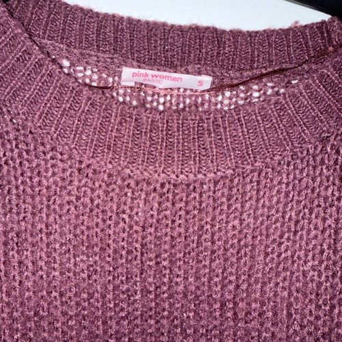 Knitted sweater Pink Woman size S like new