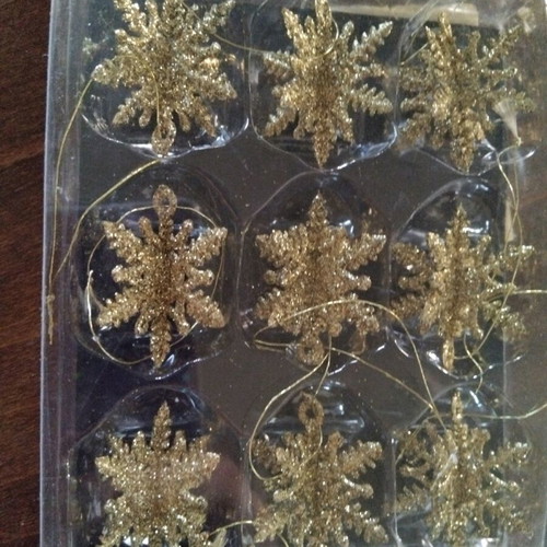 Christmas ornaments new, set of 4 pieces