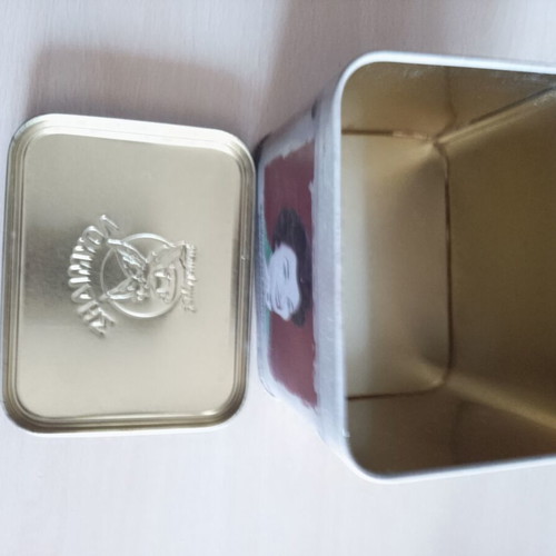 Loumidis Papagalos collectible metal box used