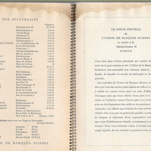 Agenda 1953 spiral-bound used diary with 60 images