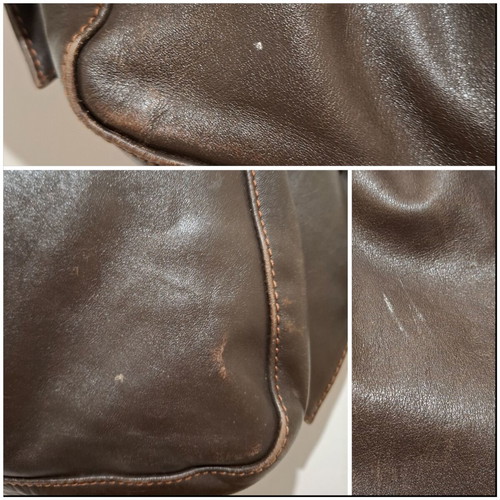 Valentino Garavani Brown Hobo Handbag used with Bow