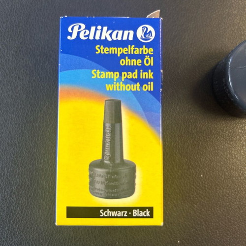 Pelikan Stamp Pad Ink Black 28ml New