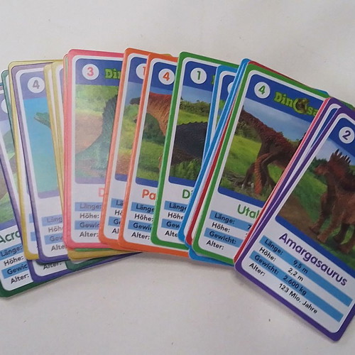 Yperatou Dinosaurs Schmidt card game used, complete