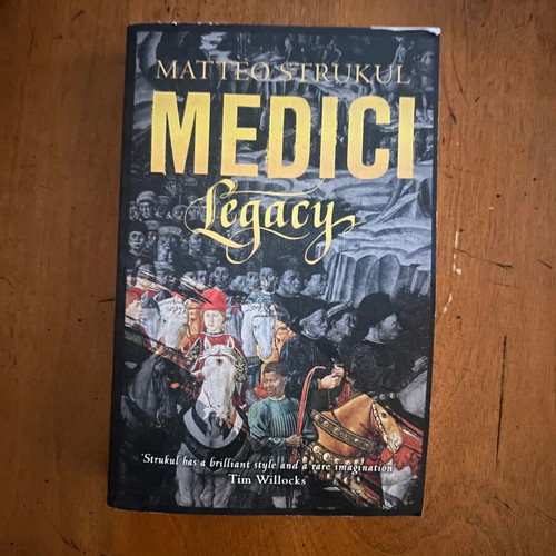 Medici Legacy historical novel like new