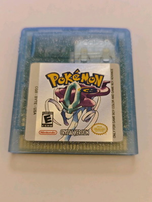 Pokémon Crystal cartridge new repro accurate copy with rare Pokémon