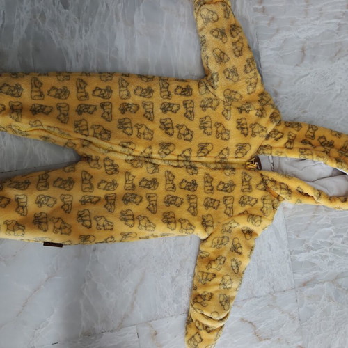 Winnie the Pooh Baby Romper like new with hood