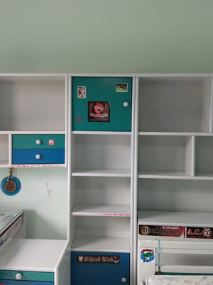 Library with desk used