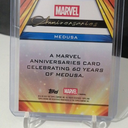 Medusa 2025 Topps Chrome Marvel like new