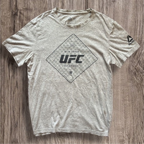 Reebok X UFC Collab Graphic men's T-shirt size M, grey