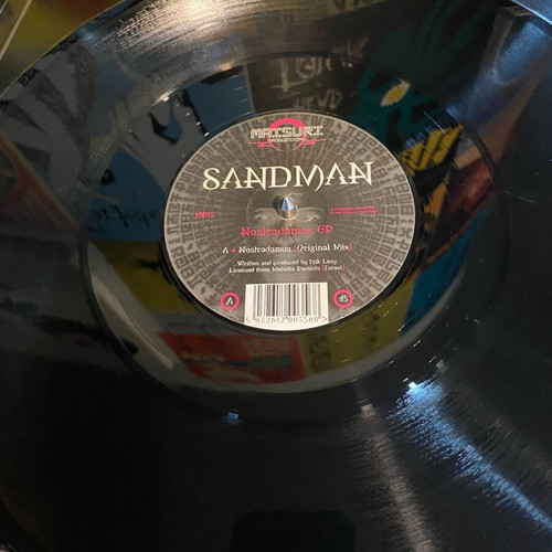 Sandman Goa Trance Vinyl Record used, electronic