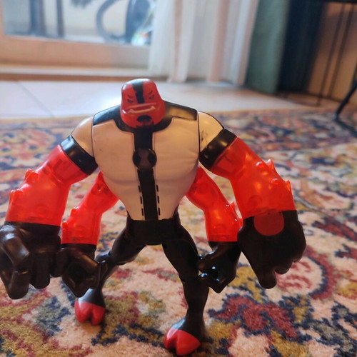 Ben Ten figures used with fire and sound