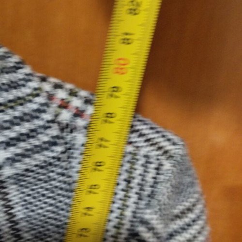 Blazer checked, used, size M, light gray