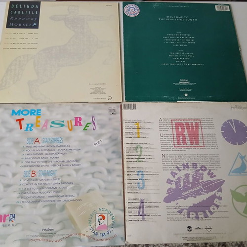 90's pop records used, set