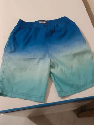 Children's swimsuit size 9 like new, blue and turquoise