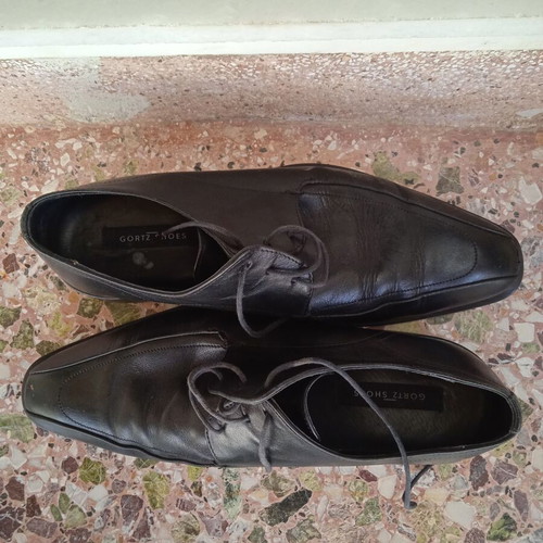 Men's shoes used size 43 black scarponi