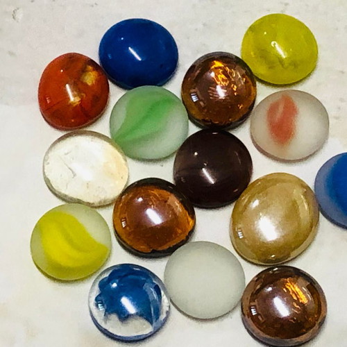 Cabochon multicolored stones pack of 15 new for jewelry making