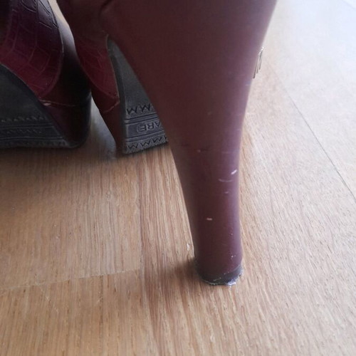 Maria Mare Bordeaux ankle boots used, size 39
