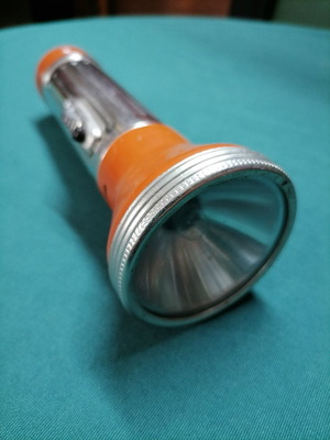 Vintage flashlight used
