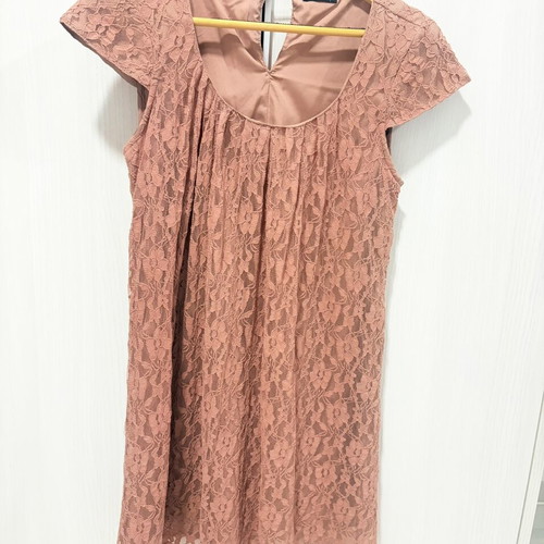 Vero Moda lace short dress like new, pink sapio apple color, XS-S