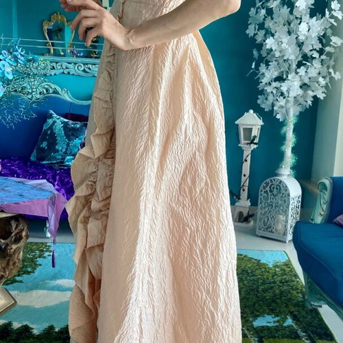 Ethereal long nude dress Sister Jane new, size XS
