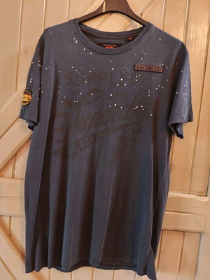 Superdry t-shirt like new, navy blue, size M