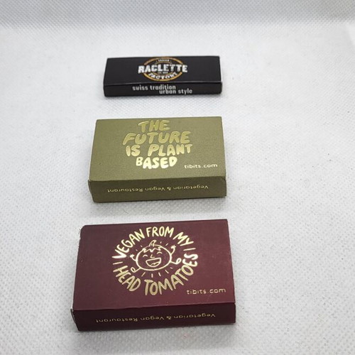 Matchbox packs new, 3 pieces, Switzerland