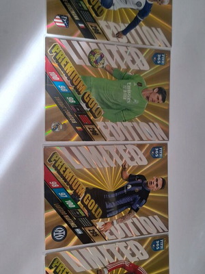 FIFA 365 2024 limited edition premium gold αυτοκόλλητα μεταχειρισμένα, πακέτο 4