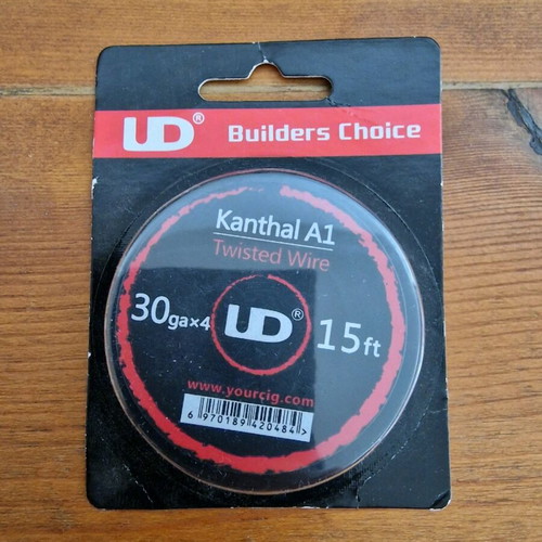 Ud Vape Wire Kanthal A1 Twisted 30gax4 15ft New