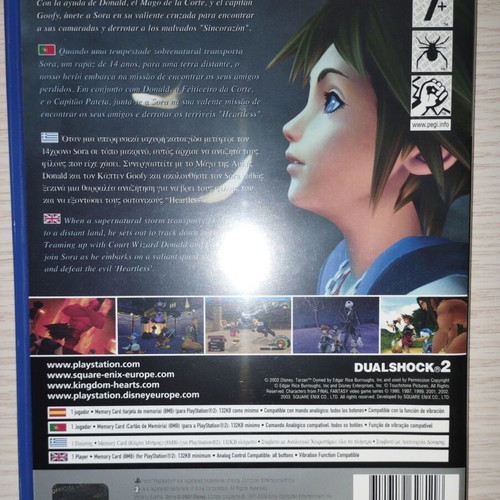 Kingdom Hearts PS2 Platinum game PAL