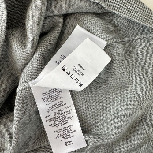 Polo Ralph Lauren Slim Fit men's sweater XL like new, gray