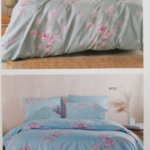 Springtime Rhythm King Size Bed Sheet Set new, 100% cotton