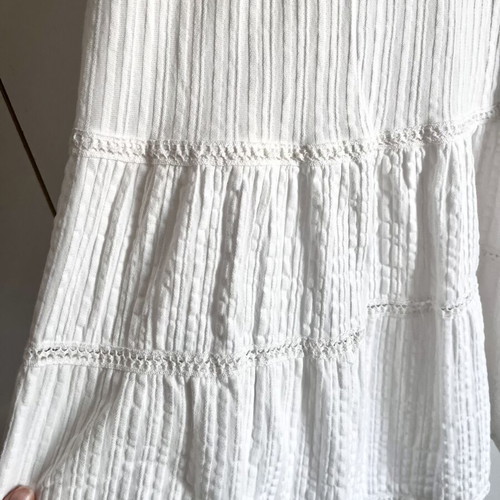 Zara white summer dress for girls aged 13-14 used