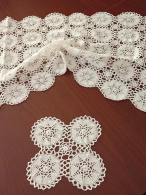 Handmade white lace doily new