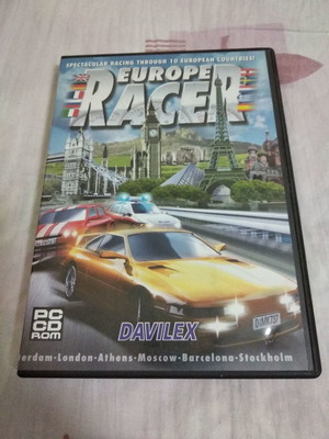 Europe Racer PC CD-ROM μεταχειρισμένο, αγγλική έκδοση