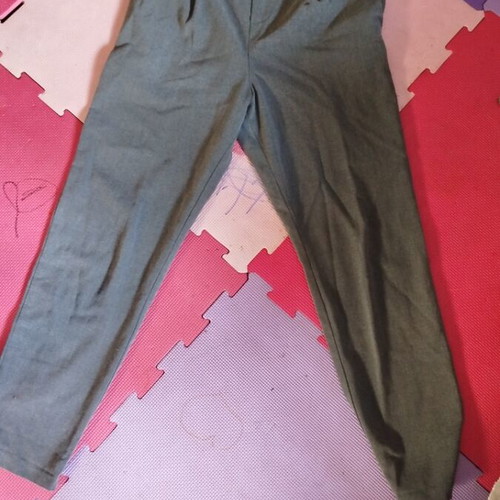 Vintage gray high-waisted pants Pink Woman used, size XS