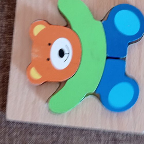 Wooden baby puzzle used, very good condition