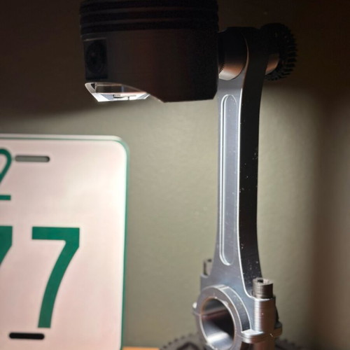 Piston lamp new with tilt for desk