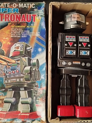 Tin robot Super Astronaut used, not working