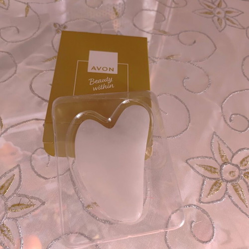 Gua Sha facial massage stone Beauty within Avon new