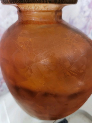 Glass vase used