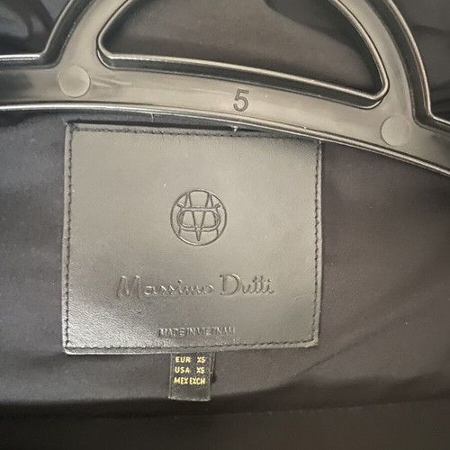 Massimo Dutti down jacket, black, size XS