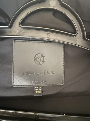 Massimo Dutti down jacket, black, size XS