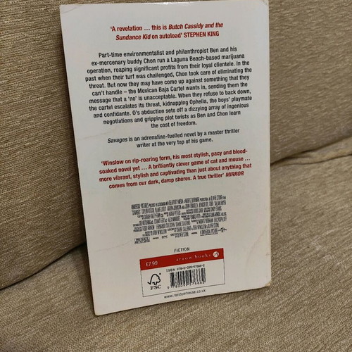 Savages crime novel used