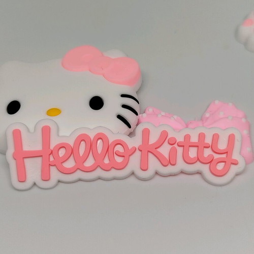 Hello Kitty 5 plastic decorations new, ideal for crafts