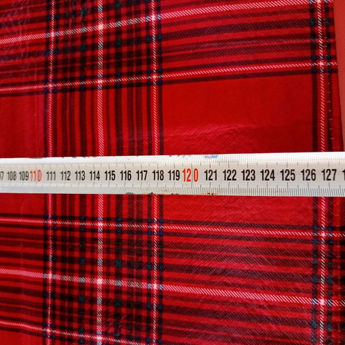 Livarno Home red checkered tablecloth new, stain-resistant 160x128 cm