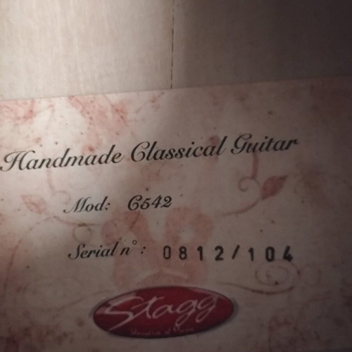 Classical guitar with fabric back case like new