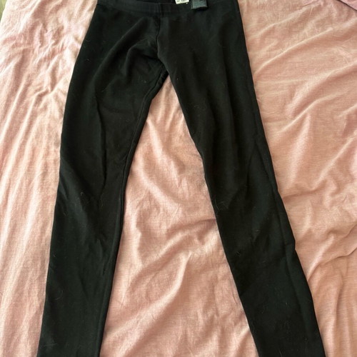 H&M black elastic leggings like new, basic, size S